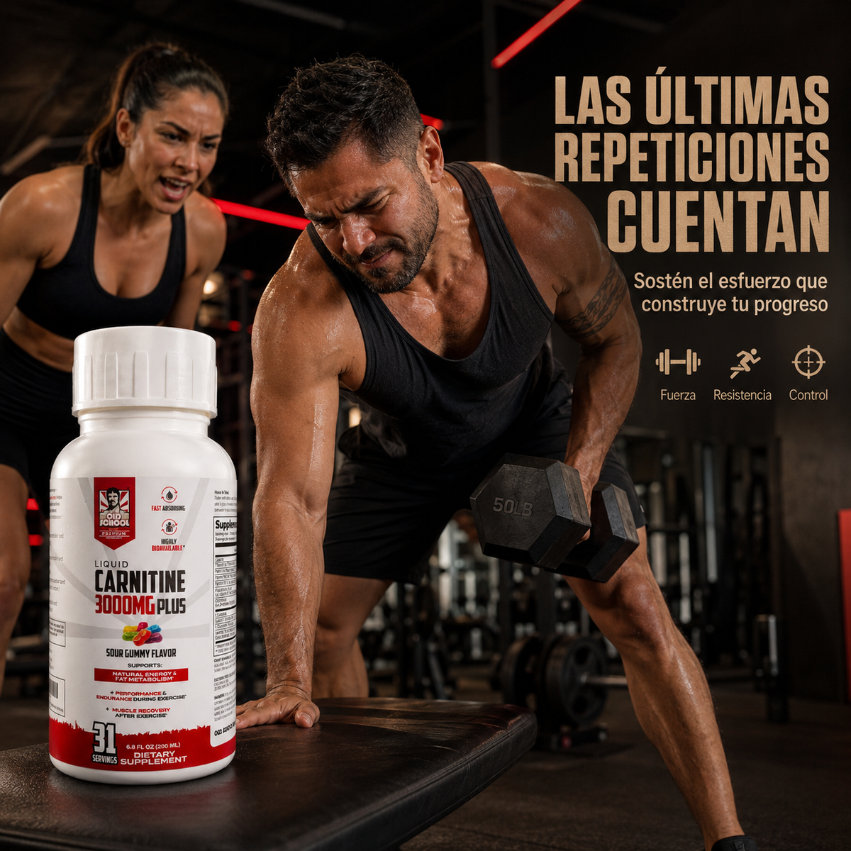 L-Carnitina 3000 Plus: Que tu esfuerzo se note