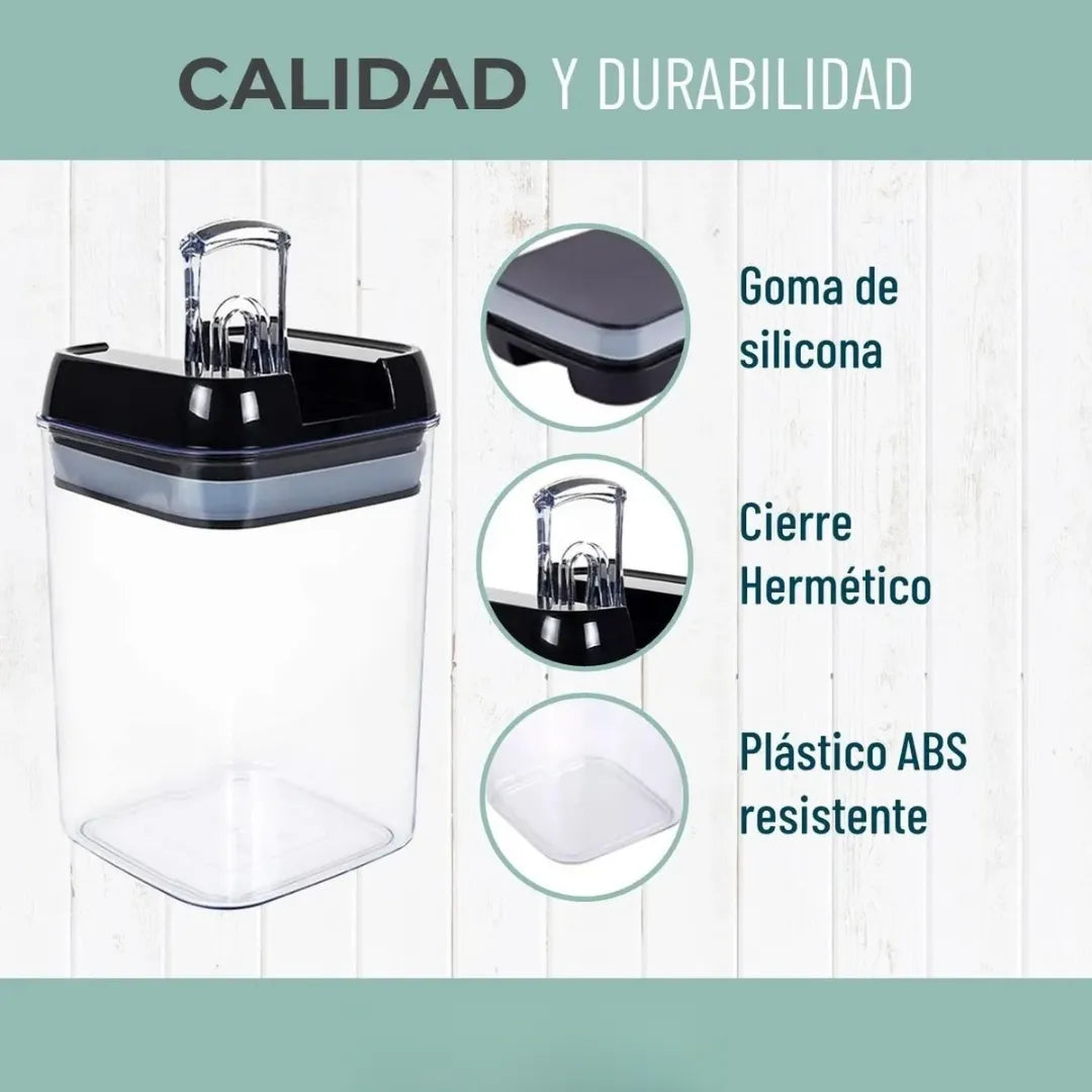 7 CONTENEDORES HERMETICOS: DESPENSA PERFECTA EN MINUTOS
