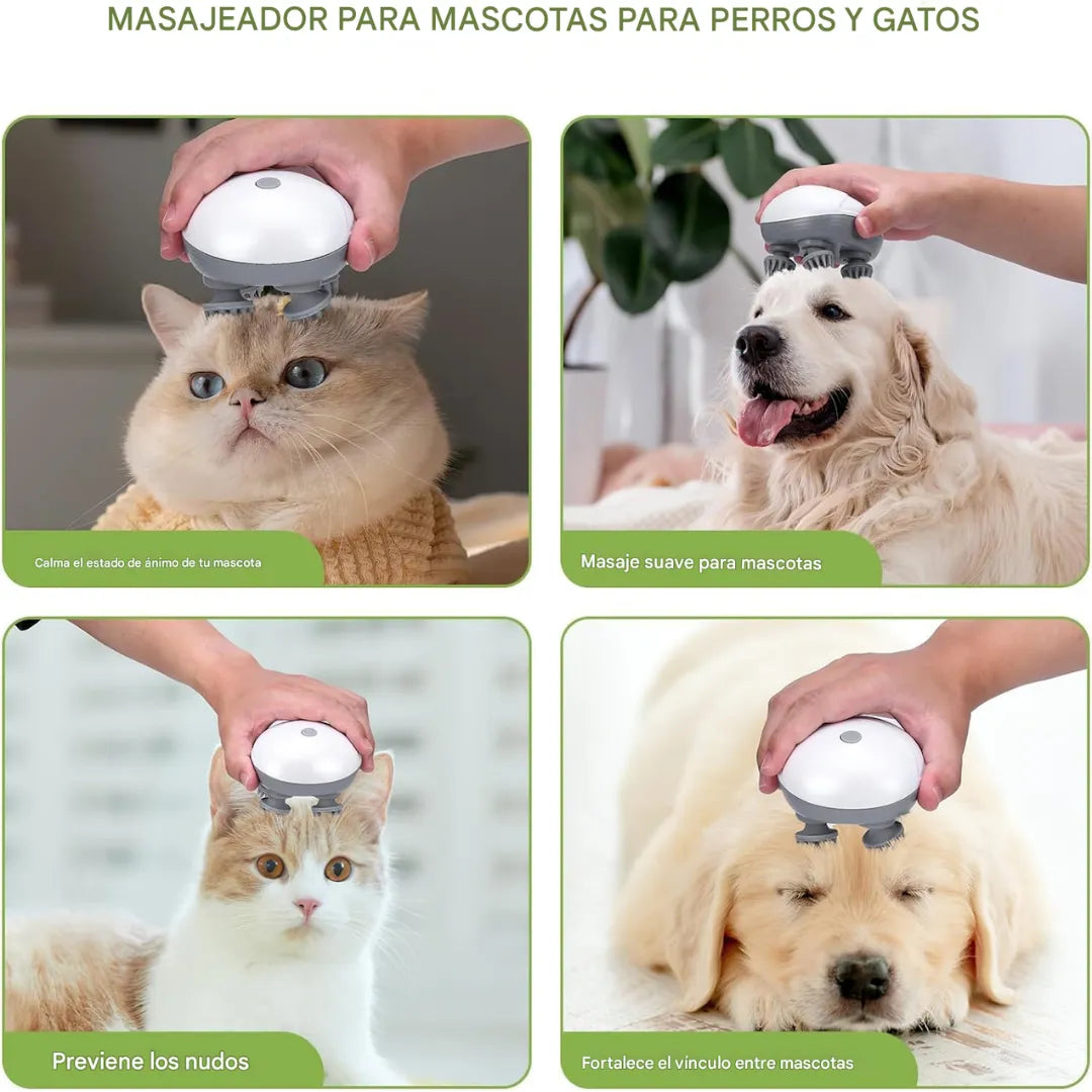 Masajeador portátil: Para cuero cabelludo y cuello