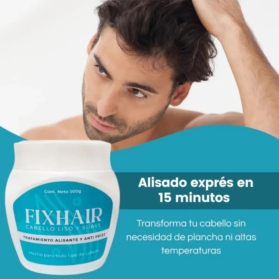 Fix Hair. Crema alisadora mantén tu cabello más liso
