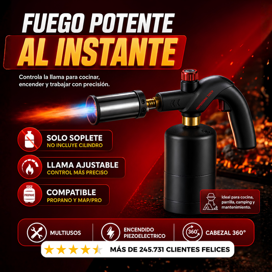 SOPLETE DE PROPANO POTENTE 905 SPITFIRE