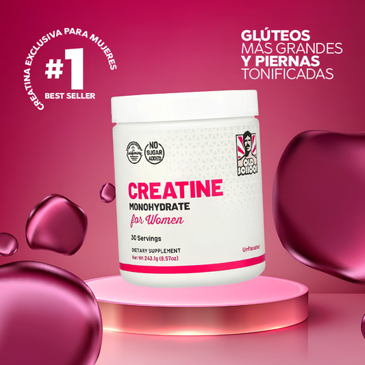 CREATINA OLD SCHOOL: TUS GLÚTEOS NO CRECEN SOLO CON GANAS