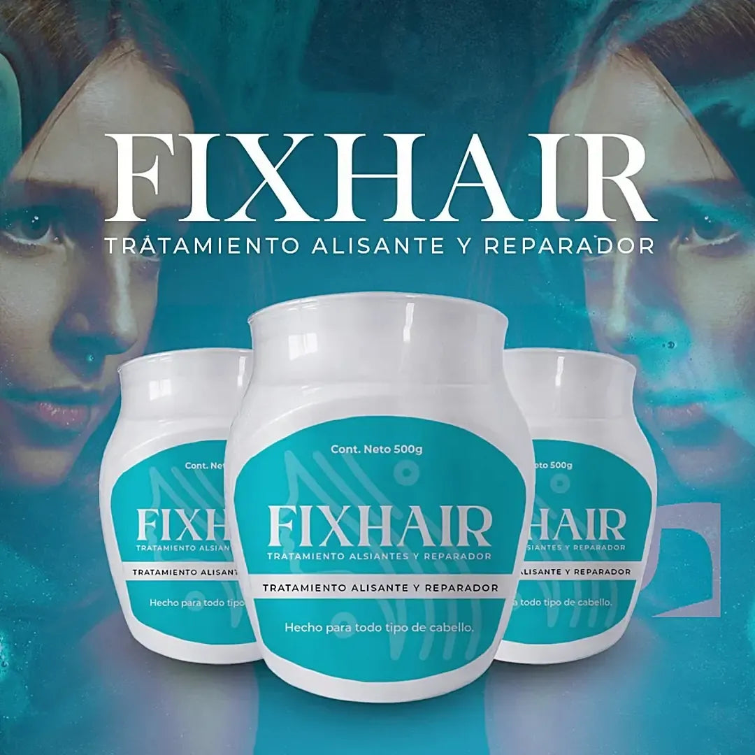 Fix Hair. Crema alisadora mantén tu cabello más liso