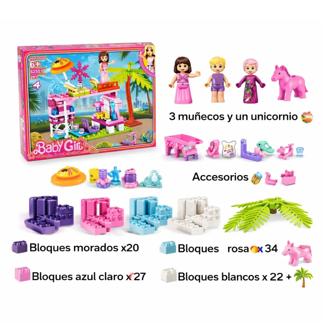 LEGO Baby Girl: Construye su mundo en rosa