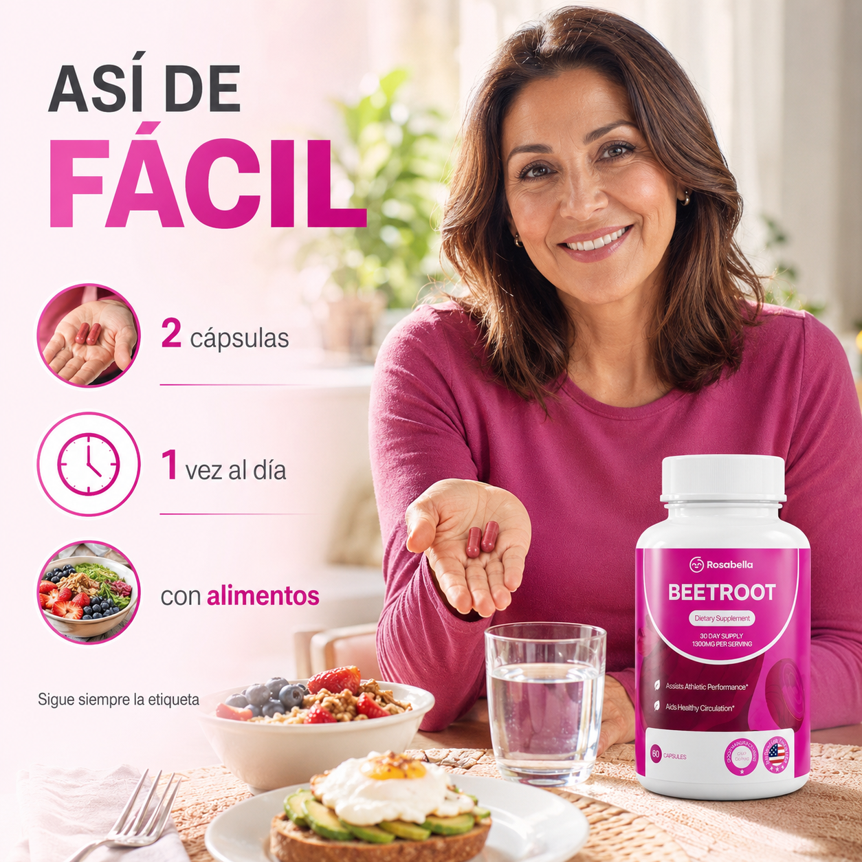 Beetroot Rosabella: Cuida el motor de tu cuerpo