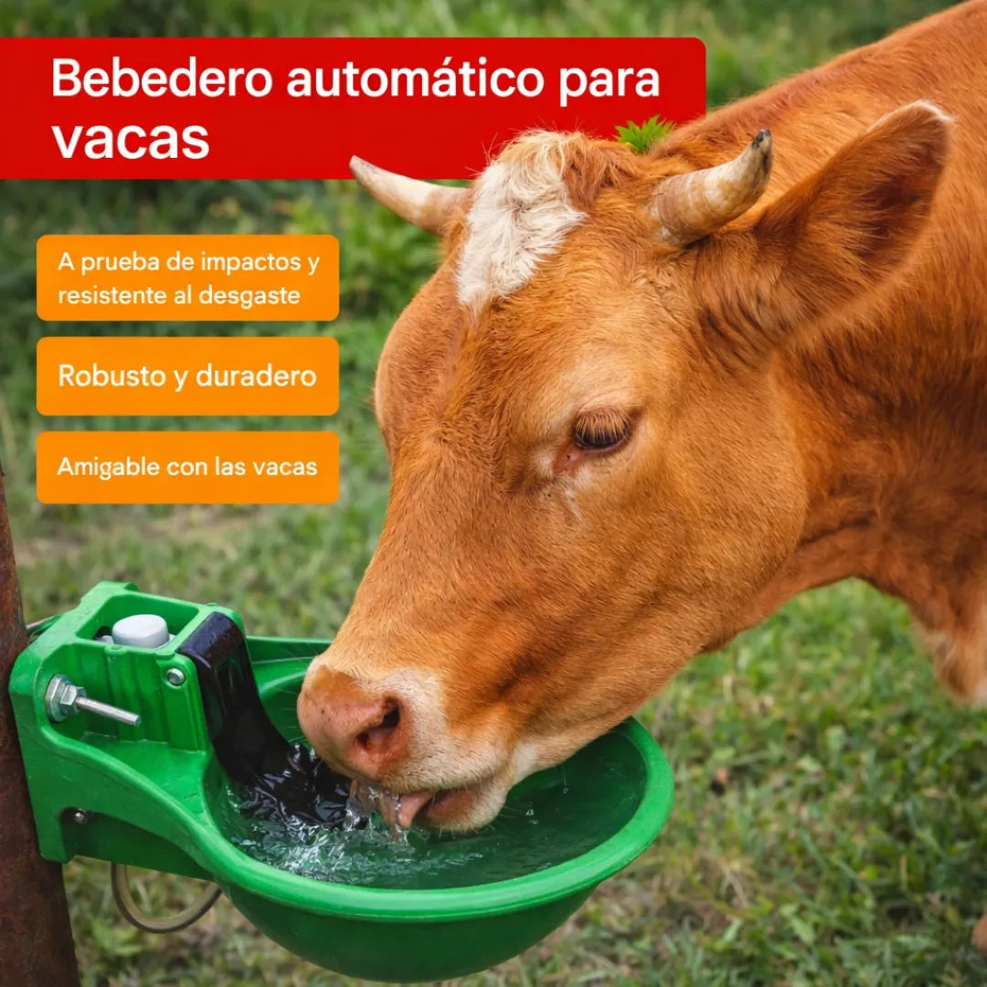 Bebedero con niple: hidratación inteligente para finca