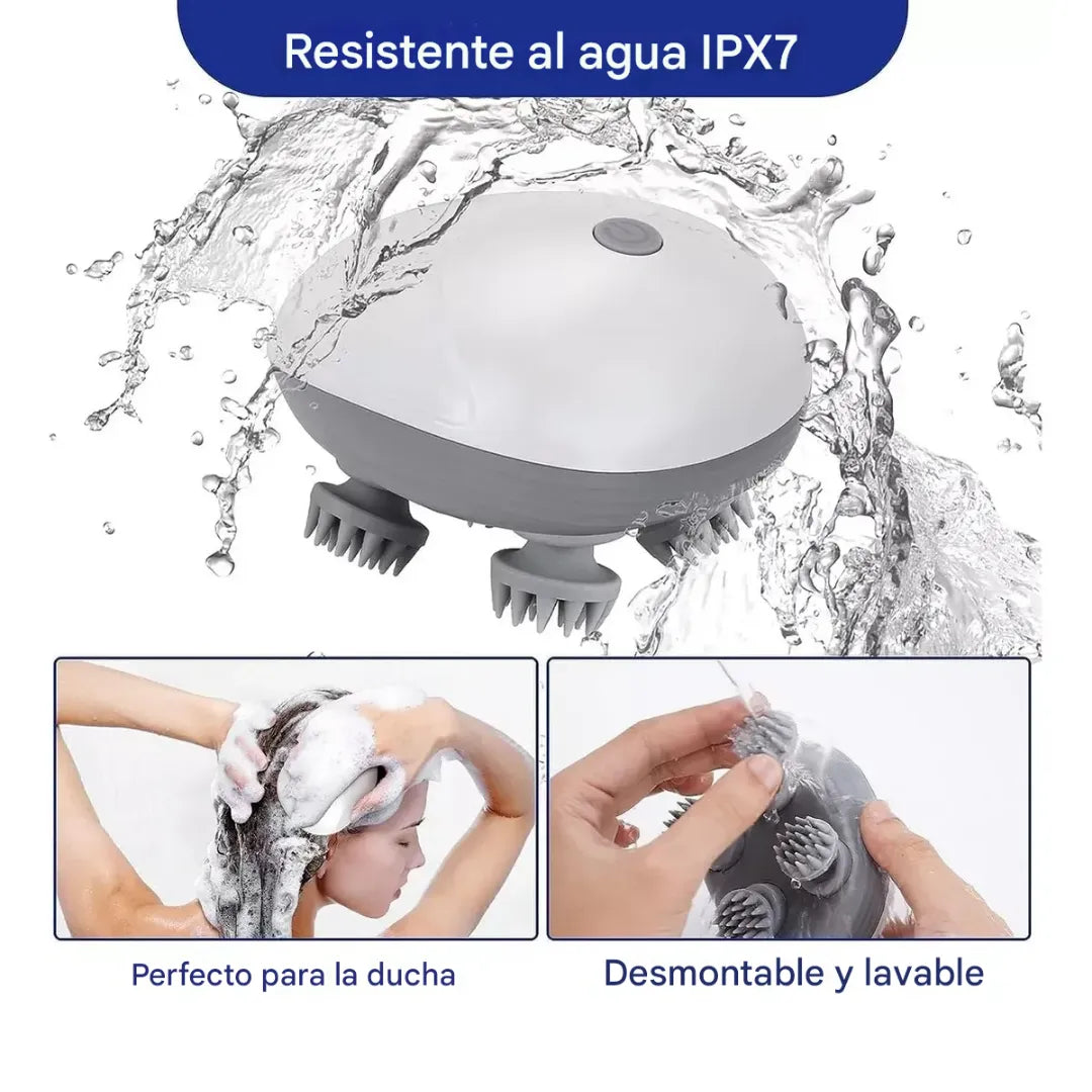 Masajeador portátil: Para cuero cabelludo y cuello