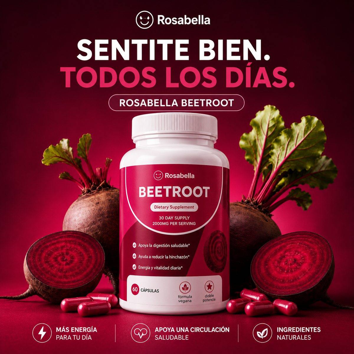Beetroot Rosabella: Cuida el motor de tu cuerpo