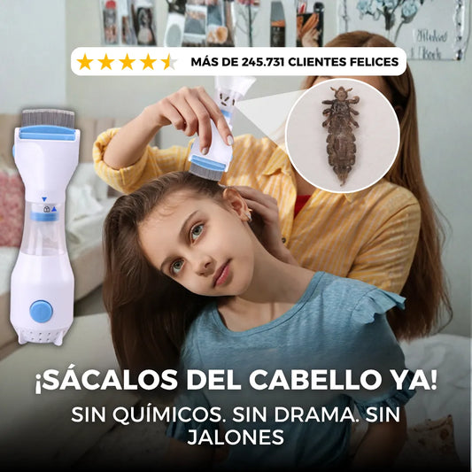 Cepillo Elimina Piojos y Liendres