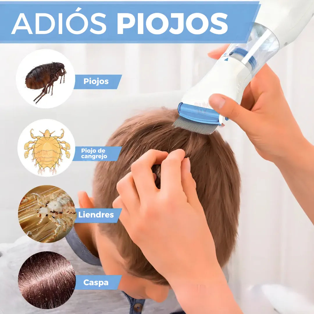 Cepillo Elimina Piojos y Liendres