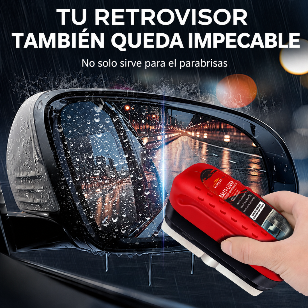 Cepillo Limpiador de Vidrio + Liquido