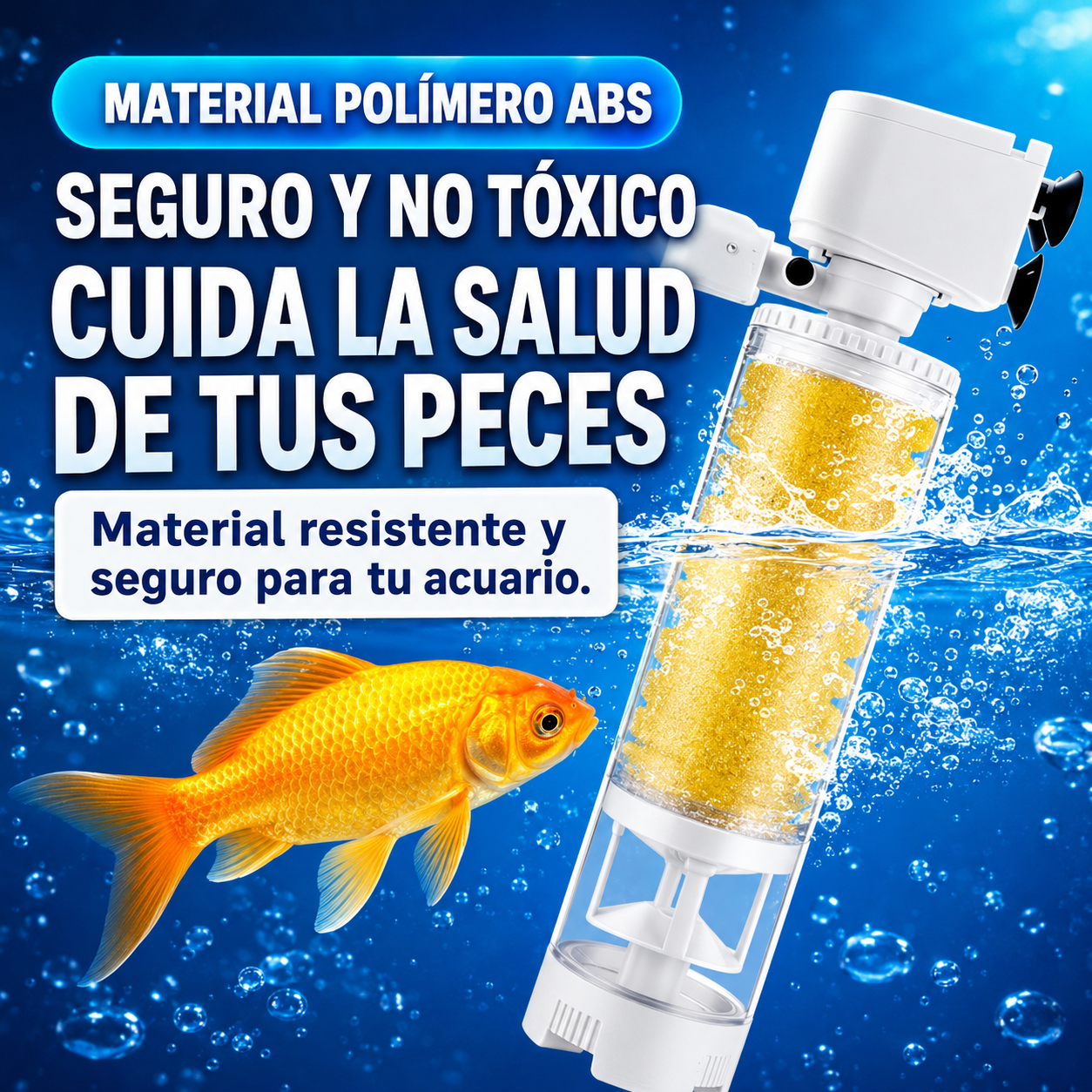Filtro Eléctrico Silencioso Para Acuario 3 en 1