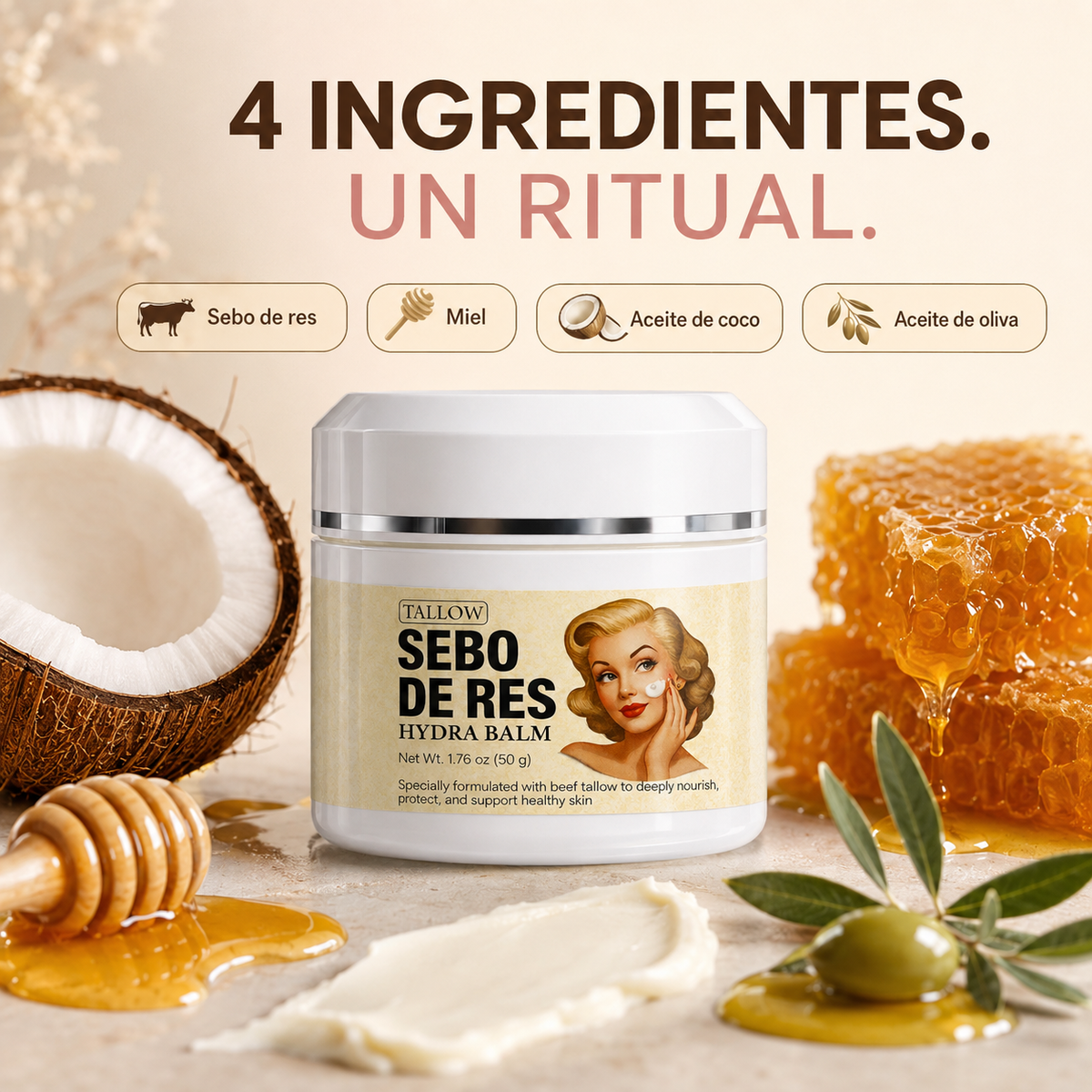 Sebo de Res: El Remedio Ancestral para las manchas, el acne y las estrias