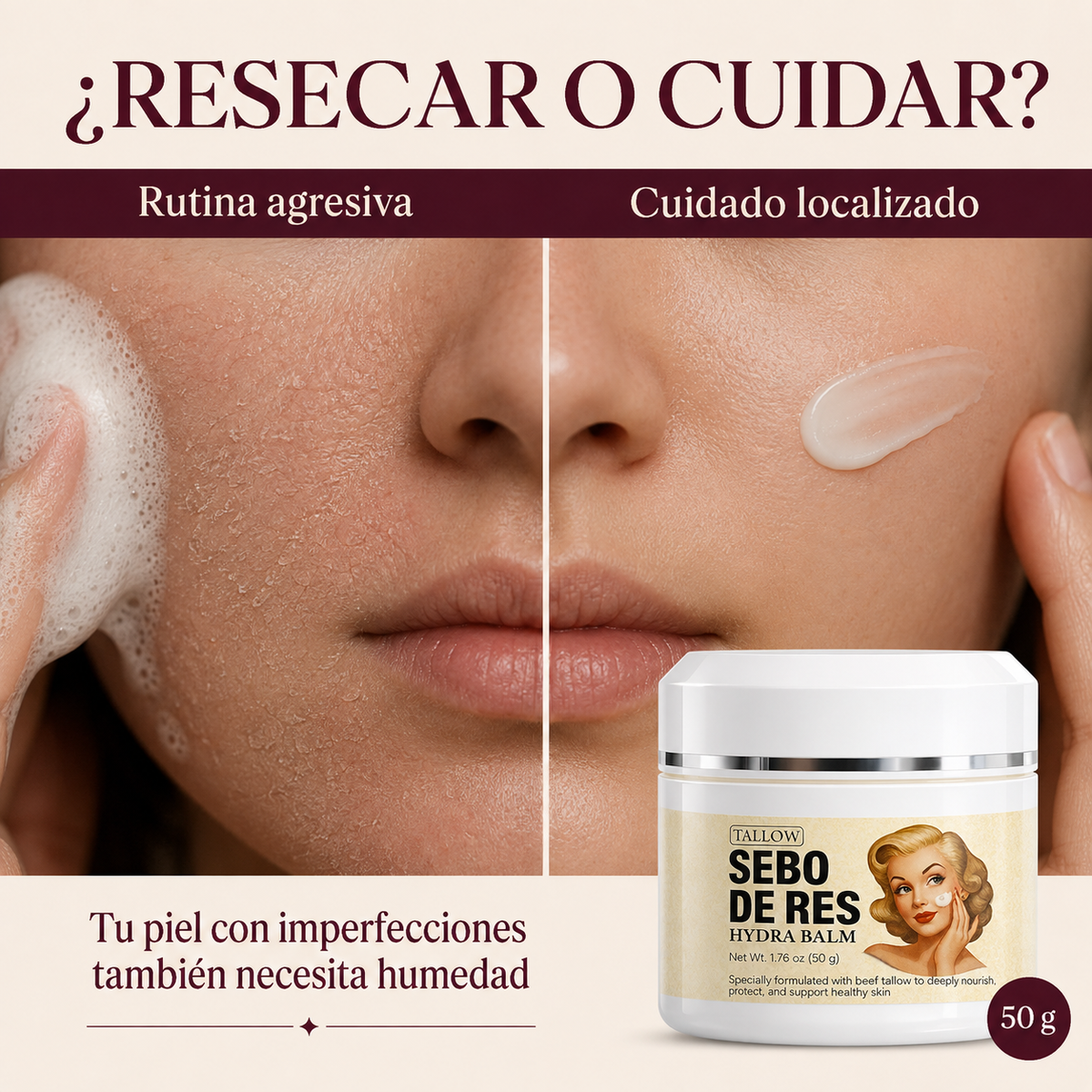 Sebo de Res: El Remedio Ancestral para las manchas, el acne y las estrias