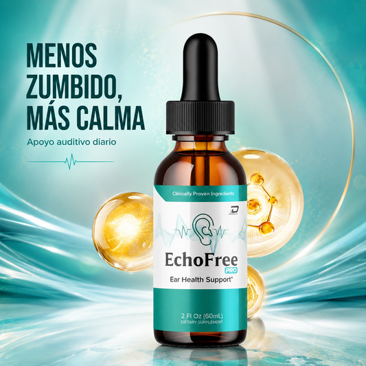 ECHOFREE: Apoya tu salud auditiva con gotas naturales