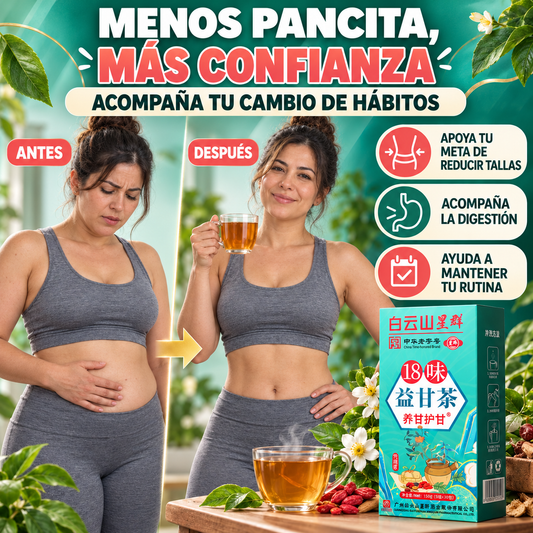 TÉ HERBAL CHINO X30: CAMBIA TUS HÁBITOS, TRANSFORMA TU FIGURA