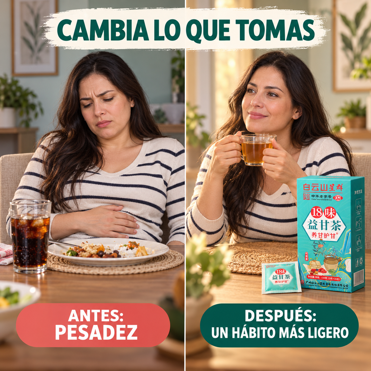 TÉ HERBAL CHINO X30: CAMBIA TUS HÁBITOS, TRANSFORMA TU FIGURA