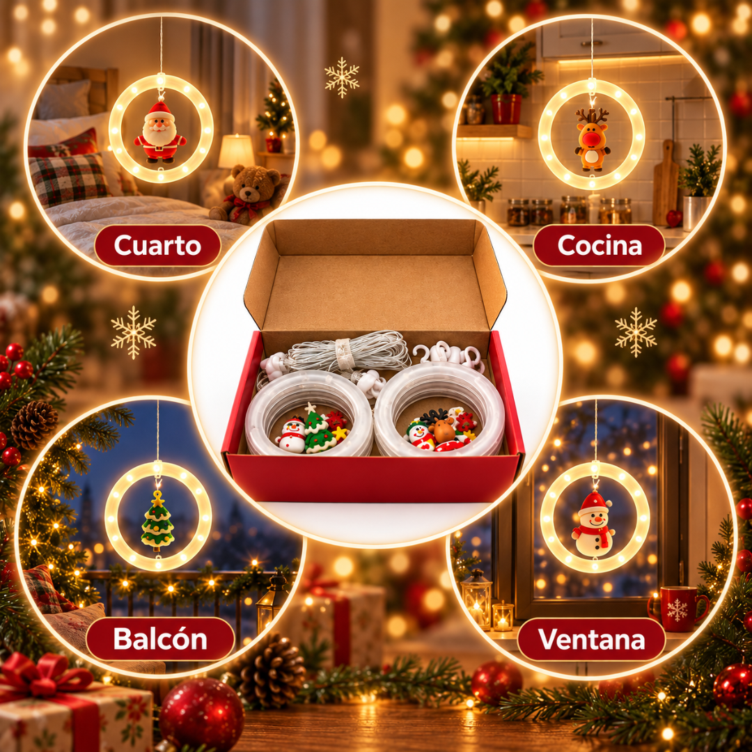 Cortina de Luces Navideña Deluxe