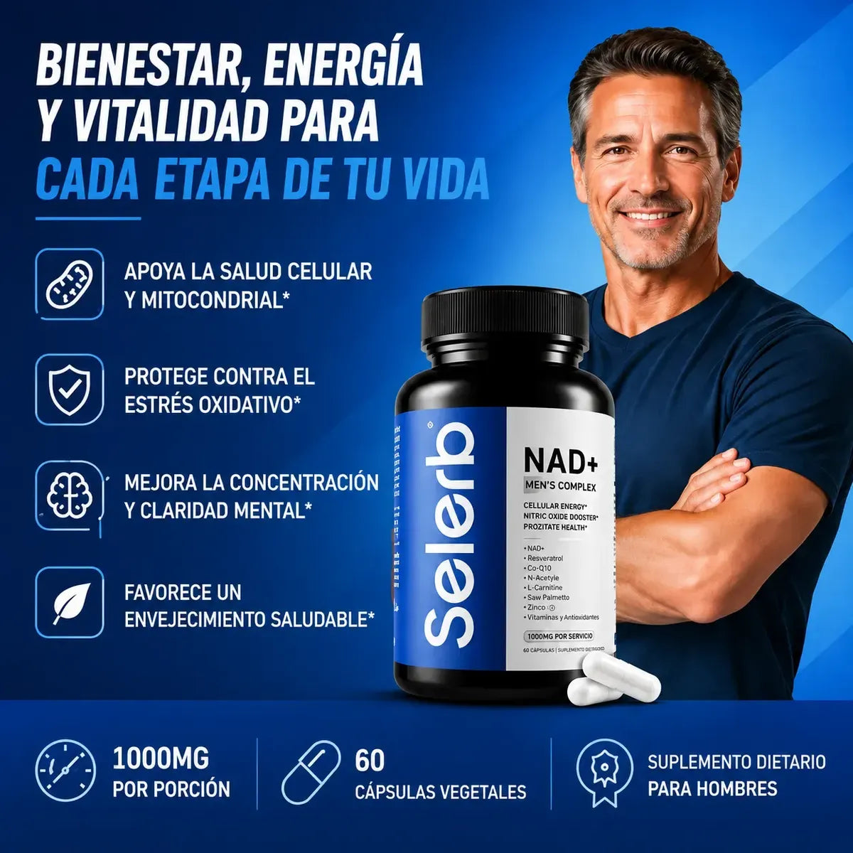 Selerb NAD: Recupera tu potencia masculina