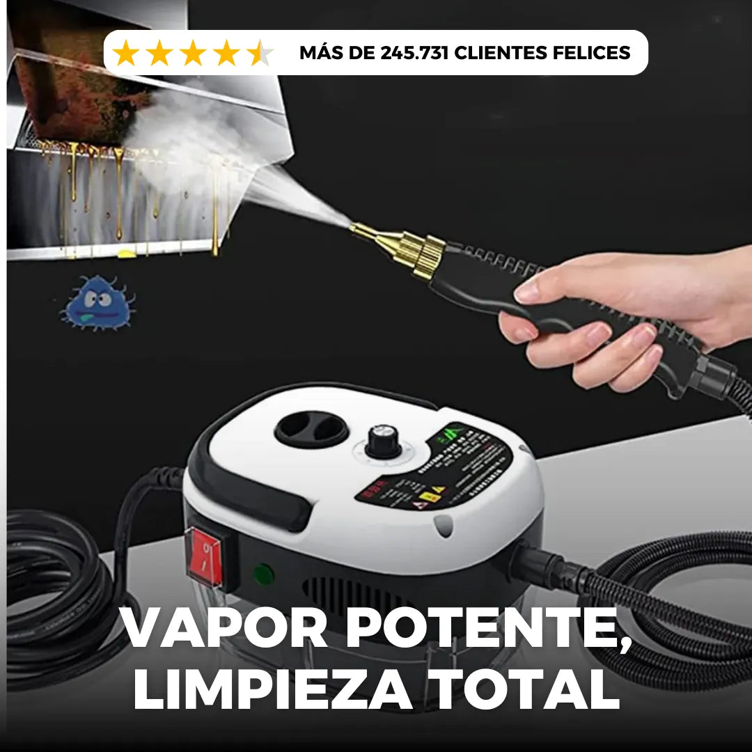 Limpiador de vapor caliente de 2.500W