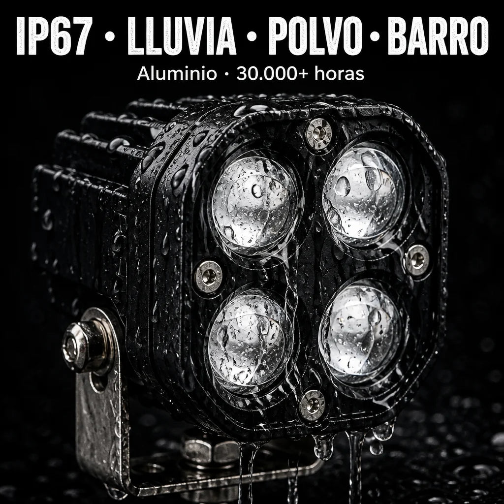 Exploradora LED 4 Lupas Bicolor
