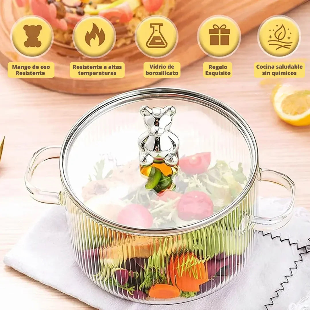 Glass Pot - Olla de Vidrio 1.7L