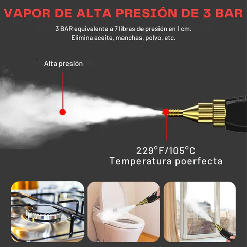 Limpiador de vapor caliente
