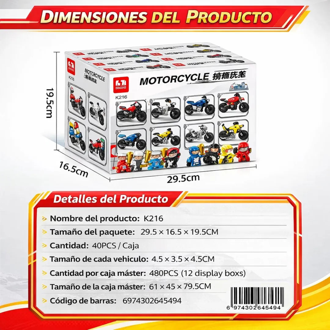 MotoBox 8 - Set de motos armables