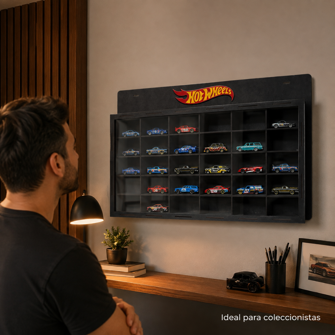 Exhibidor legendario Para 30 autos coleccionables