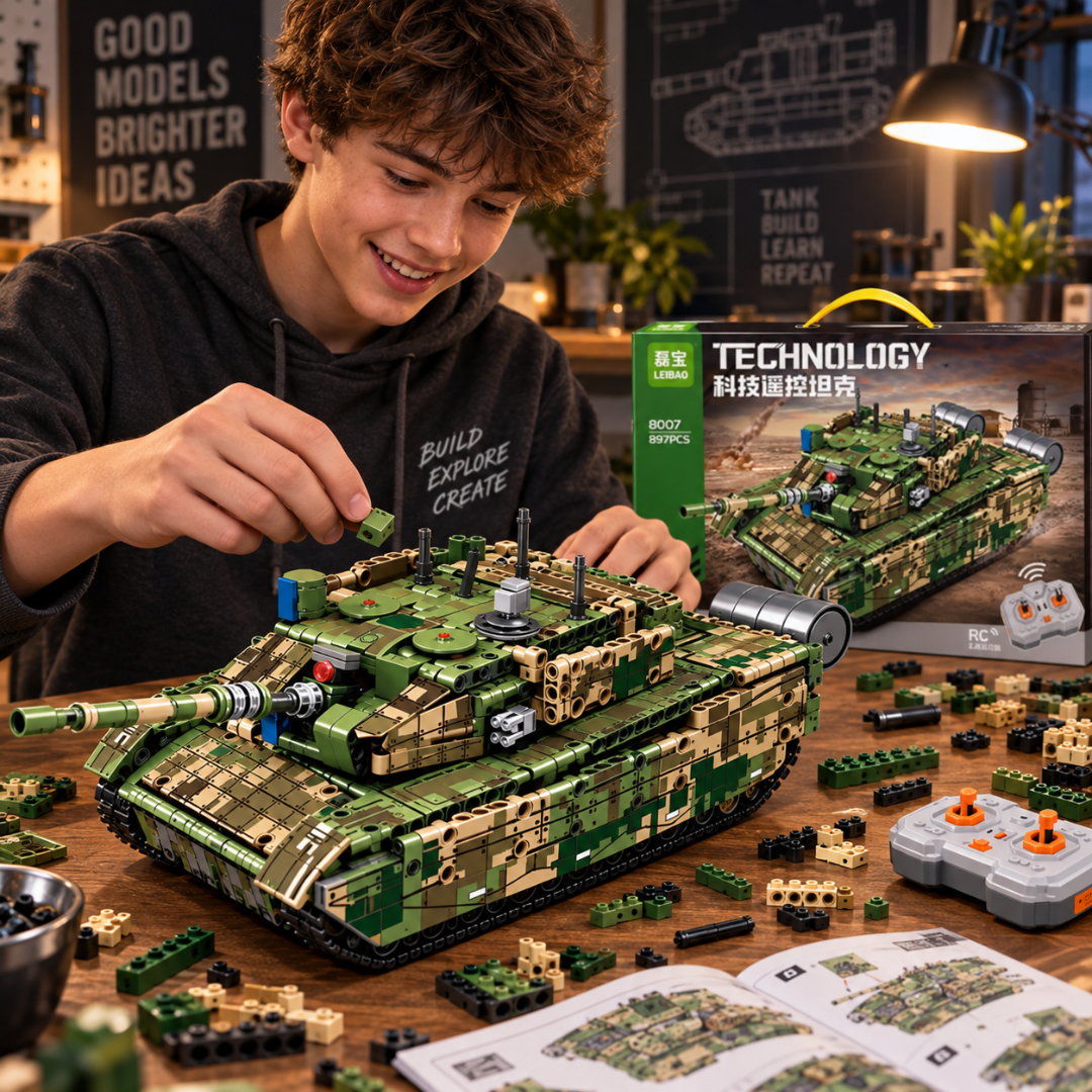 Tanque Armable RC 897 Piezas