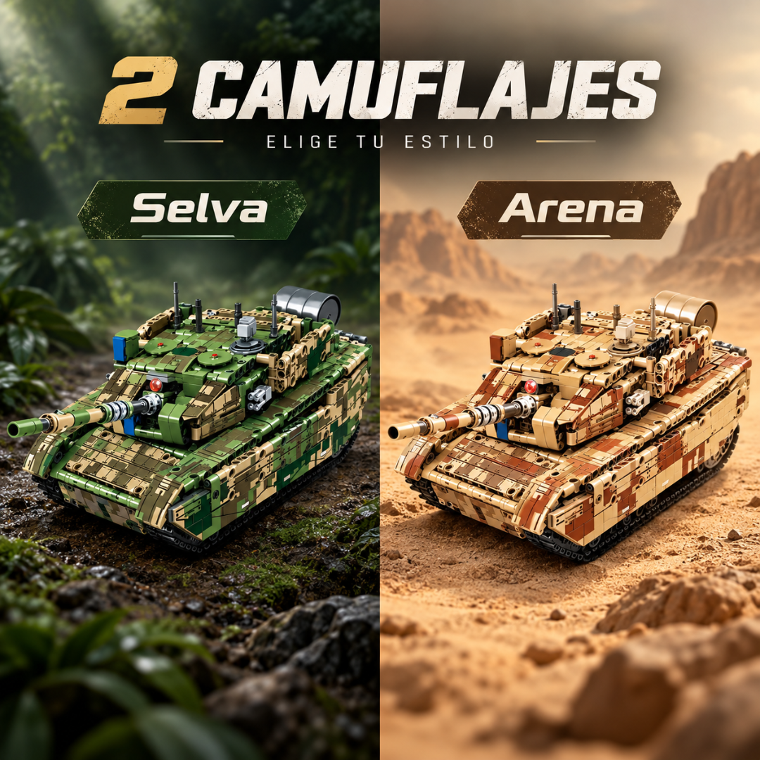 Tanque Armable RC 897 Piezas