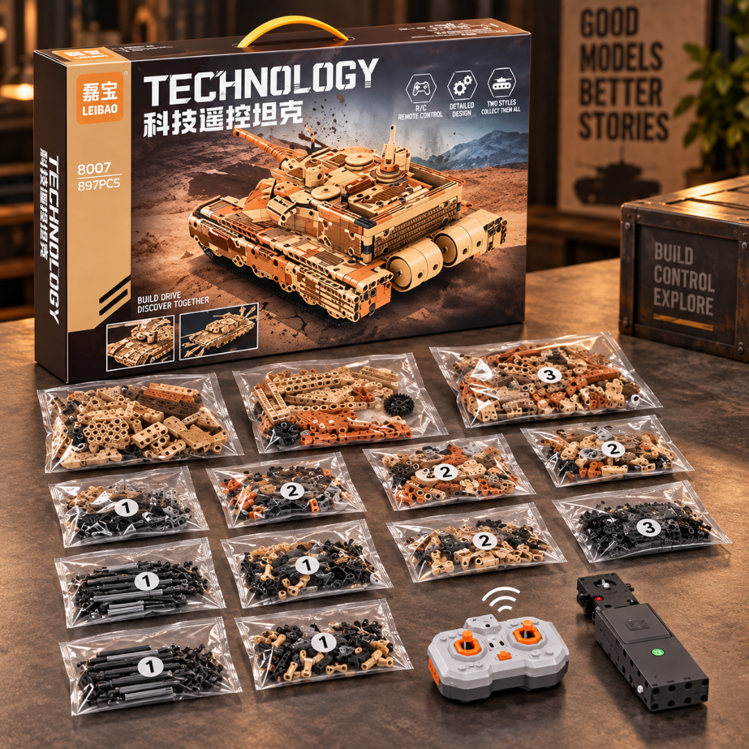 Tanque Armable RC 897 Piezas